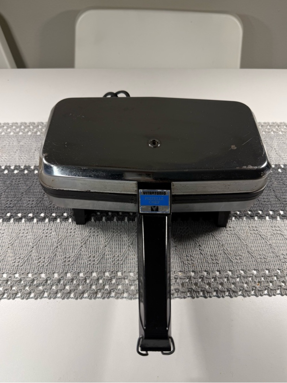 Vintage Vitantonio Pizzelle Chef 300 Italian Waffle Cookie Maker . Tested.